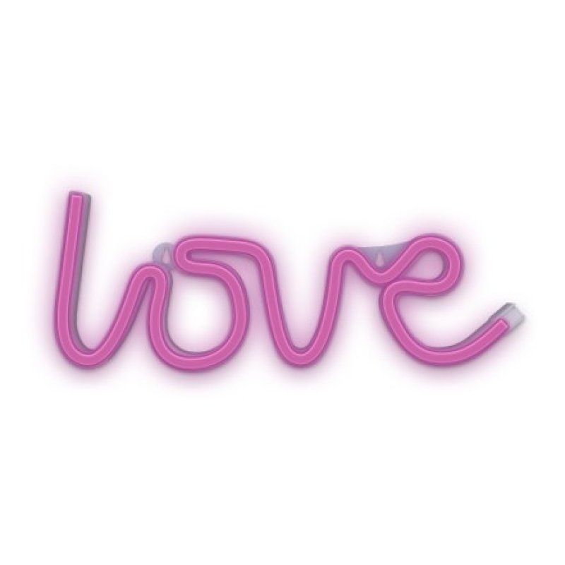 Forever Light Neon LED Light LOVE pink Bat USB FLNEO5 Figurine lumineuse décorative