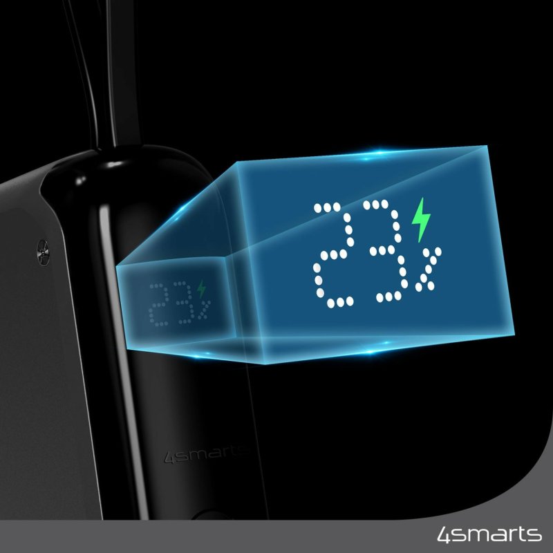 4smarts 540699 banque d'alimentation électrique 10000 mAh Gris