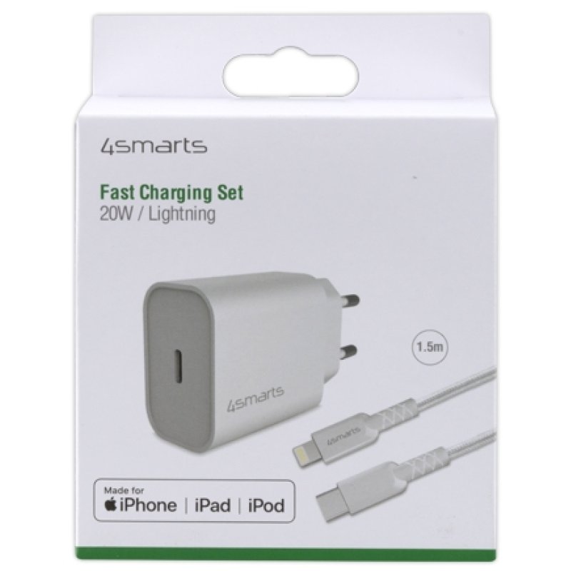 4smarts 4S465591 Smartphone, Tablette Blanc Secteur Intérieure