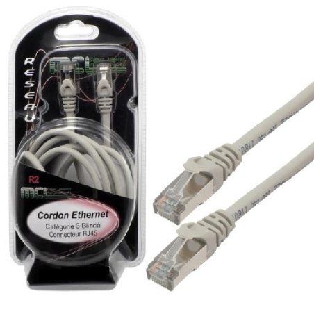 MCL FCC6BMZ-3M câble de réseau Gris Cat6 F/UTP (FTP)