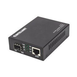 Intellinet 10GBase-T to 10GBase-R Media Converter 1 x 10 GB SFP Slot 1 x 10GB RJ45 Port