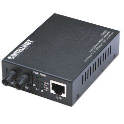 Intellinet Fast Ethernet Media Converter 10/100Base-Tx to 100Base-Fx (ST) Multi-Mode 2 km (1.24 mi)
