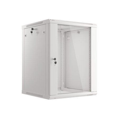 Lanberg WF01-6615-10S rack cabinet 15U Wall mounted rack Grey