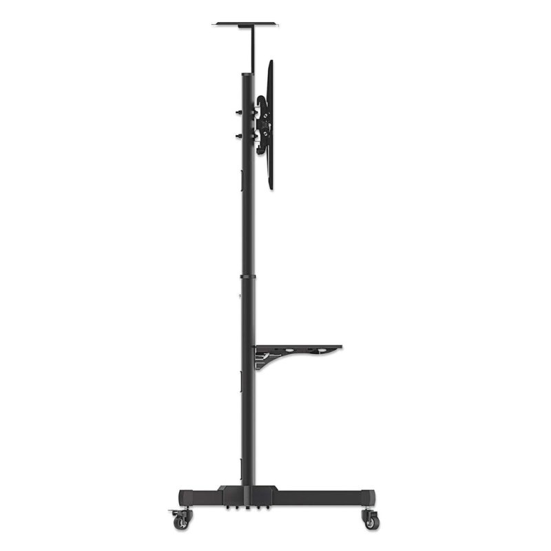 Manhattan TV & Monitor Mount, Trolley Stand, 1 screen, Screen Sizes: 37-65", Black, VESA 200x200 to 600x400mm, Max