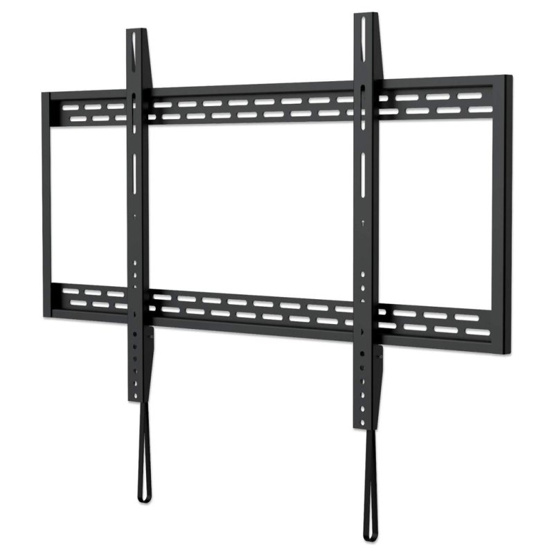 Manhattan TV & Monitor Mount Wall Fixed 1 screen Screen Sizes: 60-100 Black VESA 200x200 to 900x600mm Max 100kg