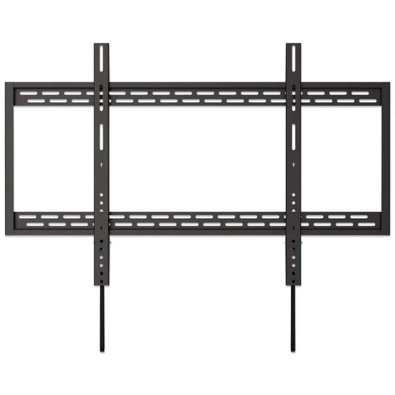 Manhattan TV & Monitor Mount, Wall, Fixed, 1 screen, Screen Sizes: 60-100", Black, VESA 200x200 to 900x600mm, Max