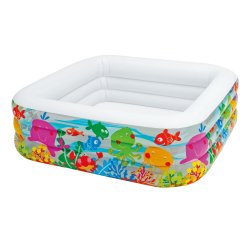 Intex 57471 piscine hors sol Piscine gonflable Carré 340 L Multicolore