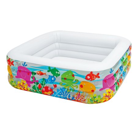 Intex 57471 piscine hors sol Piscine gonflable Carré 340 L Multicolore