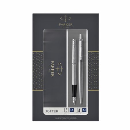 Parker 2093258 Ensemble de stylos Noir, Argent 2 pièce(s)
