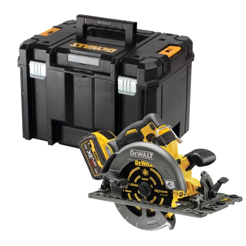 DeWALT DCS579NT-XJ scie circulaire portative 19 cm Noir, Gris, Jaune 5800 tr/min