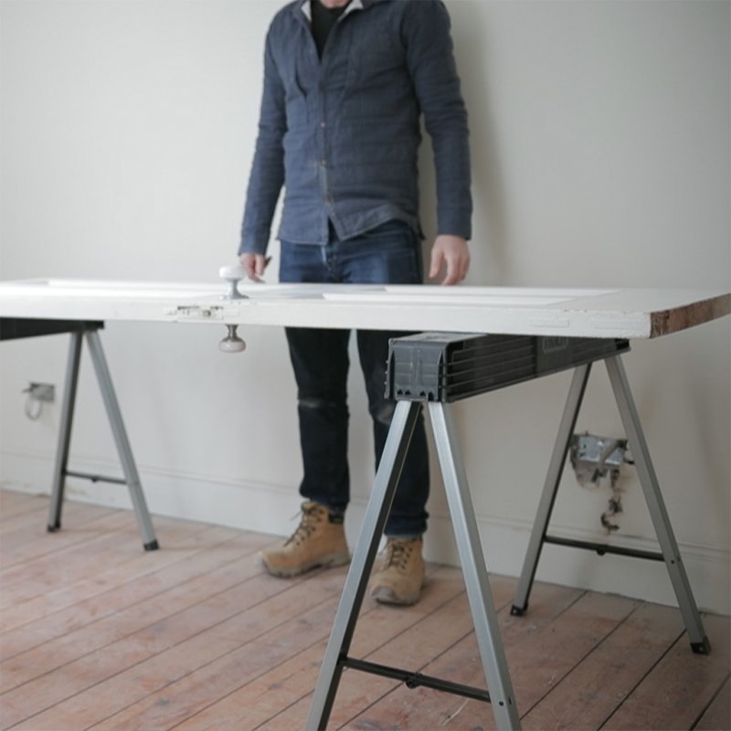 Stanley Fold-Up Sawhorse (Twin Pack)