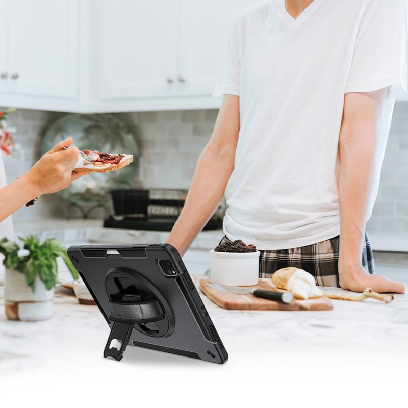 4smarts Rugged Case Grip für iPad Pro 12.9 (6.Gen) - schwarz