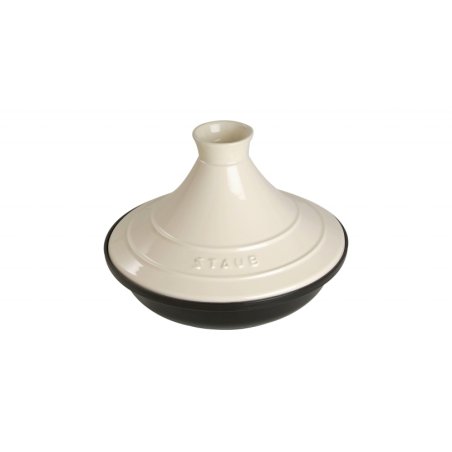 Tajine Staub dish - 28 cm Beige-black