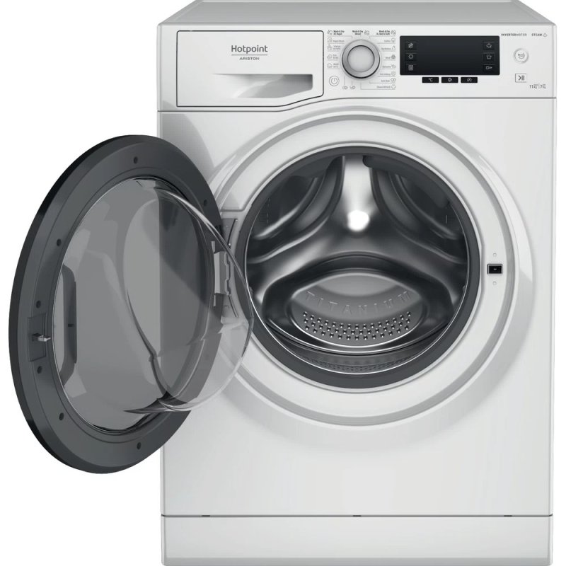 Hotpoint NDD 11725 DA EE machine à laver Charge avant 11 kg 1600 tr/min Blanc