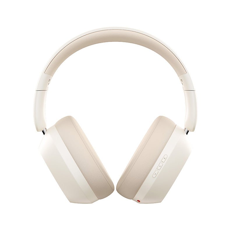 Baseus Bass 35 Max Écouteurs Avec fil &sans fil Arceau Musique USB Type-C Bluetooth Beige