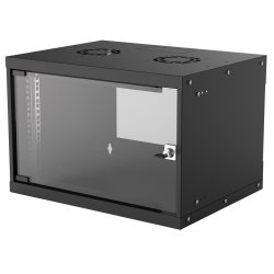 Intellinet 714143 étagère 6U Rack monté sur le mur Noir