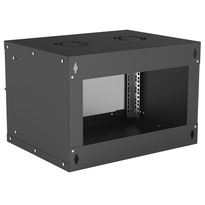 Intellinet 714143 étagère 6U Rack monté sur le mur Noir