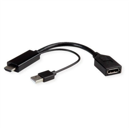 VALUE Câble adaptateur HDMI - DP, 0,3m M/F