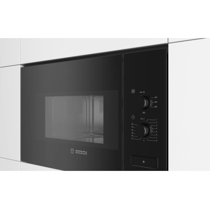 Bosch Serie 4 BFL520MB0 micro-onde Noir Micro-onde simple Intégré 20 L 800 W