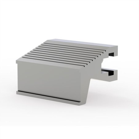 Poignée alu trapézoïdale, 4HP 20809-282