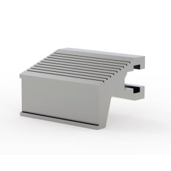 Poignée alu trapézoïdale, 6HP 20809-284