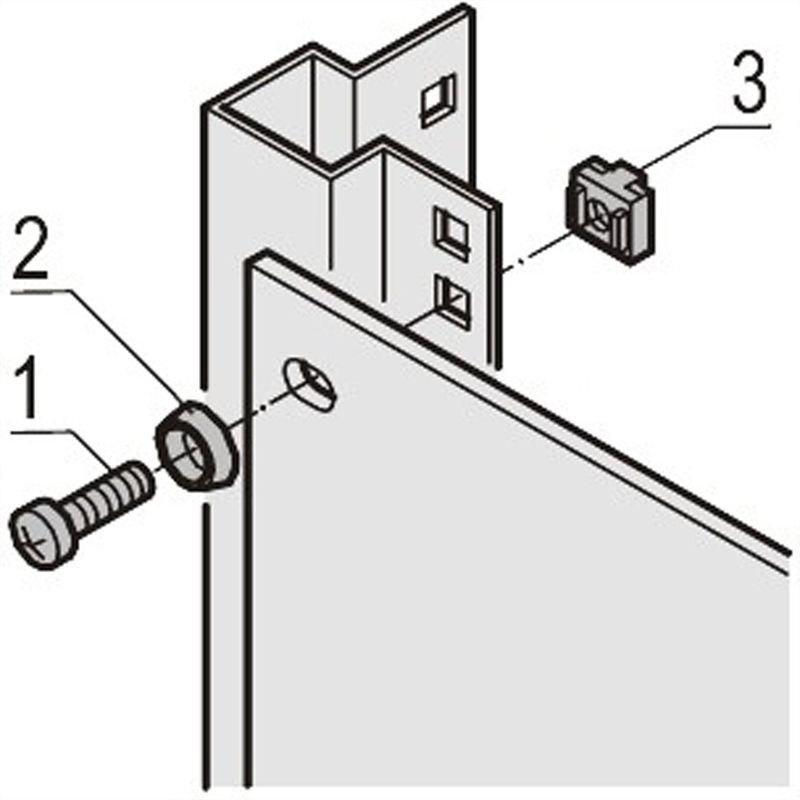 Vis Pozidrive, M6x16, acier, zingué, x50 21100-021