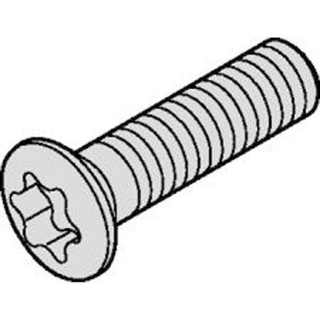 Vis à tête fraisée, cruci, M3x8, x100 21100-542