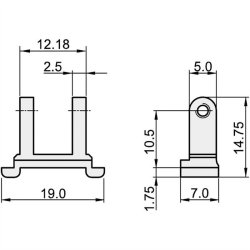 Vis Pozidrive, M2.5x6mm, x100 21101-219