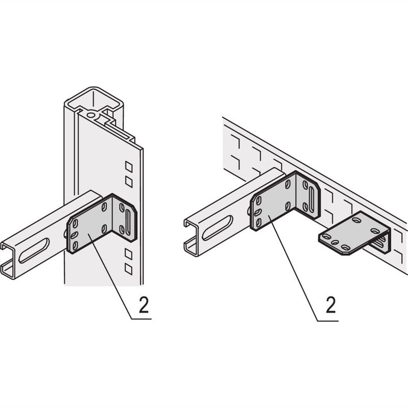 Eurorack Rail en C Equerre de fixation 21120-145