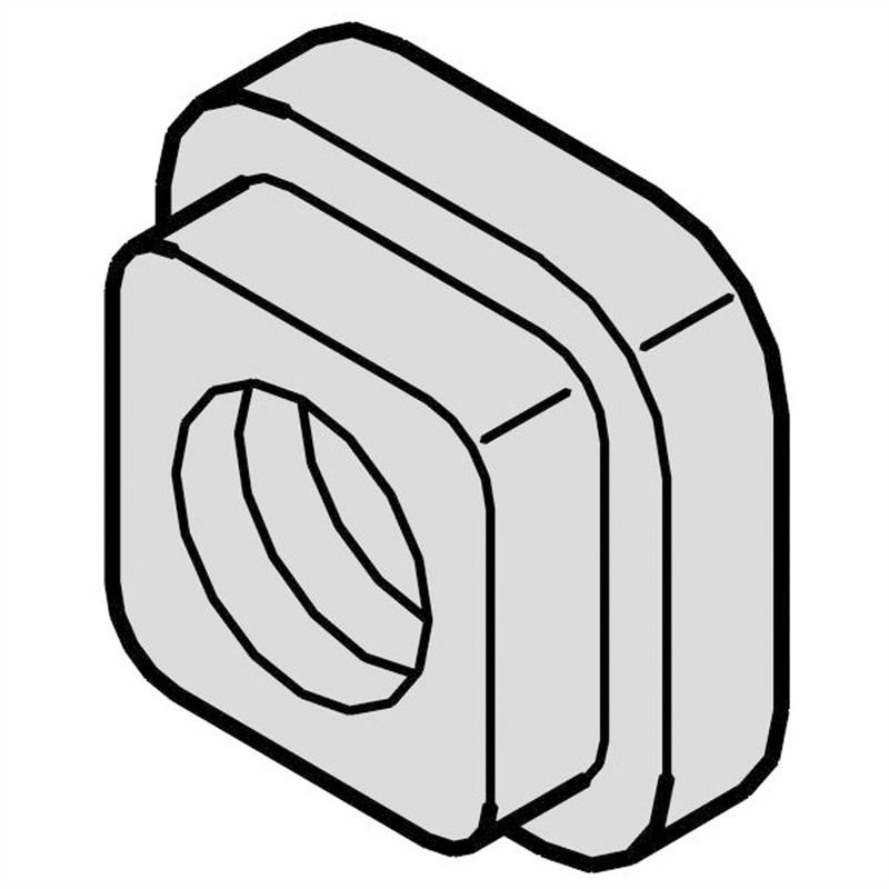 Ecrou carré M4 - par 100 24560-140