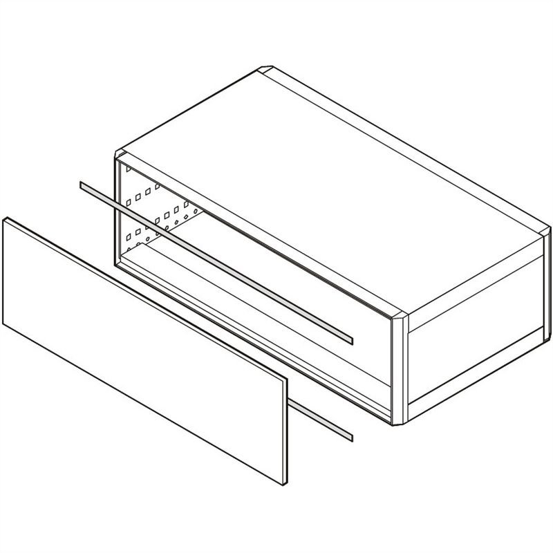 Kit de blindage CEM plaque, 42HP, x10 24560-231