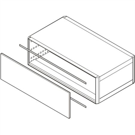 Kit de blindage CEM plaque, 42HP, x10 24560-231