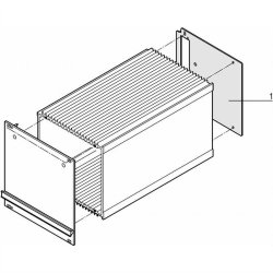 Panneau arrière HF, 14HP 30809-644