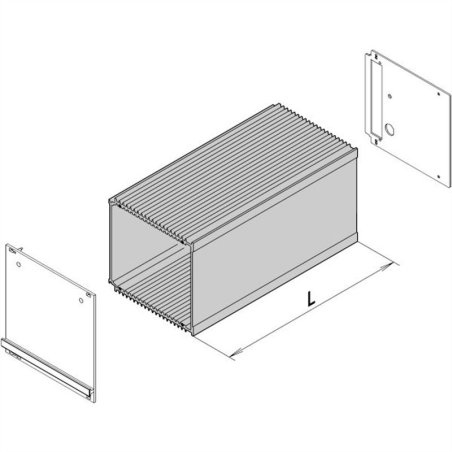 Corps tubulaire 3U 21HP 167.0T 30809-671