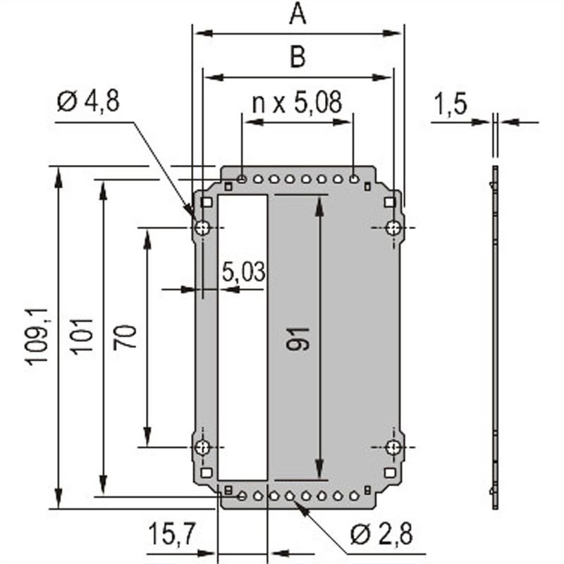 Cassette Arrière S1 3U 28HP 34812-228