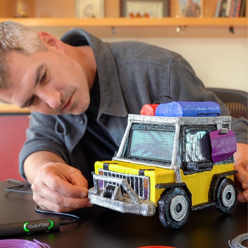 3Doodler Filament FLOW 20 PLA 20 Farben Nachfüllpack Polylactic acid (PLA) Black Blue Dark Green Dark pink Gold 