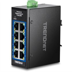 8-PORT INDUSTRIAL GIGABIT DIN-RAIL MINI SWITCH