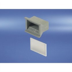 Poignée plastique, trapèze, gris, 4 CV 20809-295