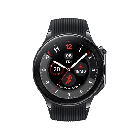OnePlus Watch 2 3,63 cm (1.43") AMOLED Numérique 466 x 466 pixels Écran tactile Noir Wifi GPS (satellite)