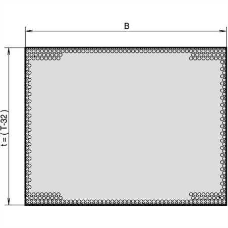 Capot de protection standard, par 2 84x160