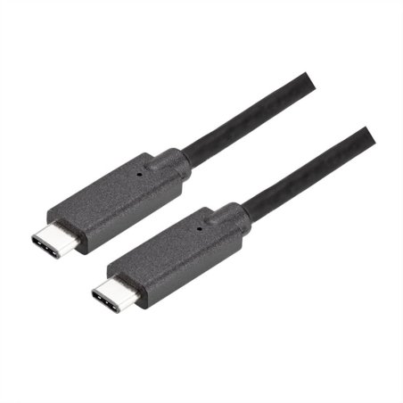 BACHMANN Câble USB-C 3.1 Gen2 1m noir PD 100W USB-C - USB-C