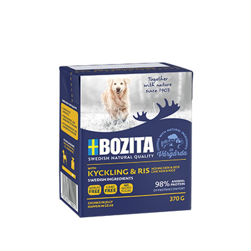 Bozita 4262 pâtée pour chien Poulet Adulte 370 g