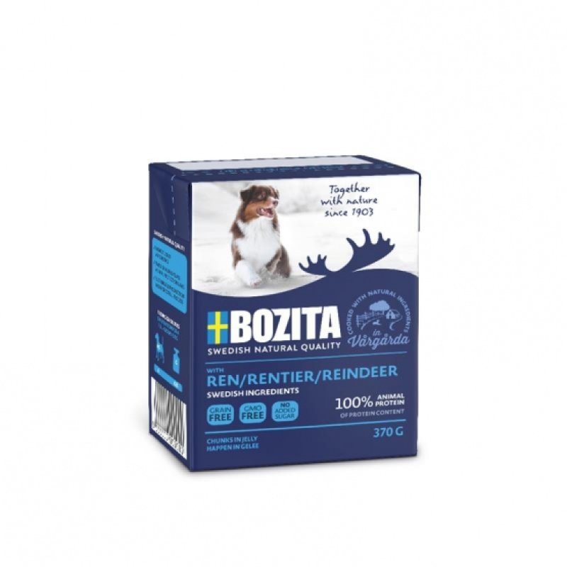 Bozita 4263 dogs moist food Chicken, Deer Adult 370 g