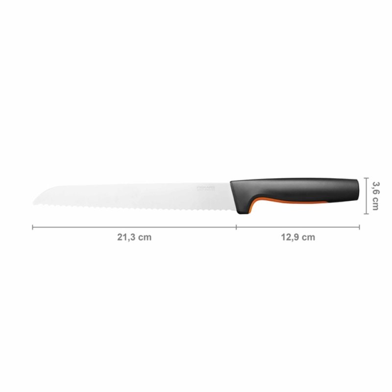 Fiskars 1057538 Couteau de cuisine Acier inoxydable 1 pièce(s) Couteau à pain