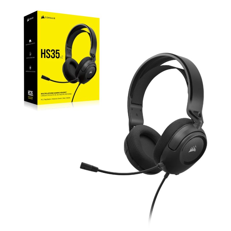 Corsair HS35 v2 Casque Avec fil Arceau Jouer Charbon