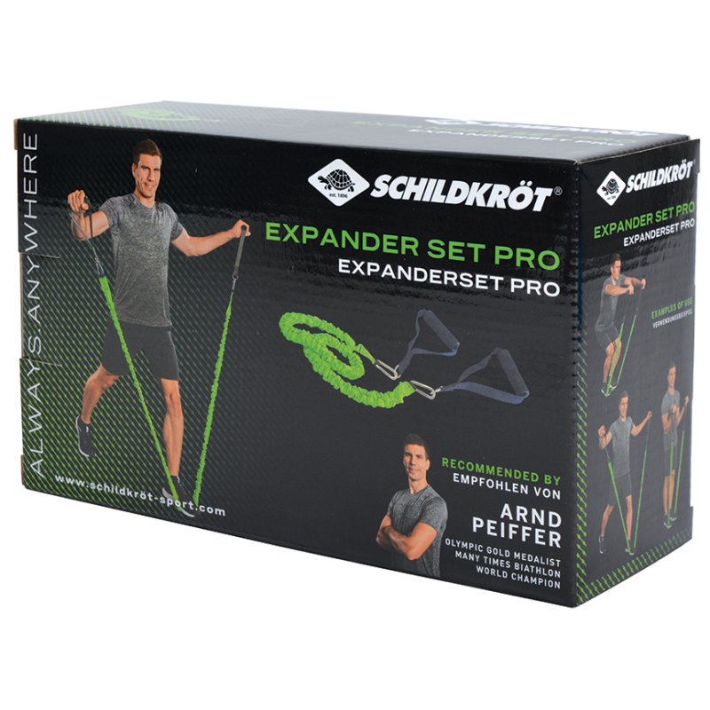 Schildkröt Fitness Expander Set Pro extenseur Noir, Vert