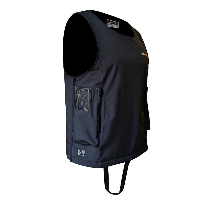 Glovii GMV2L gilet sports nautiques Noir Softshell
