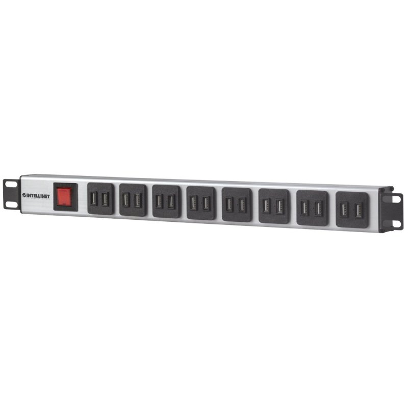 Rack Power Strip 19 16 USB Type A Sockets