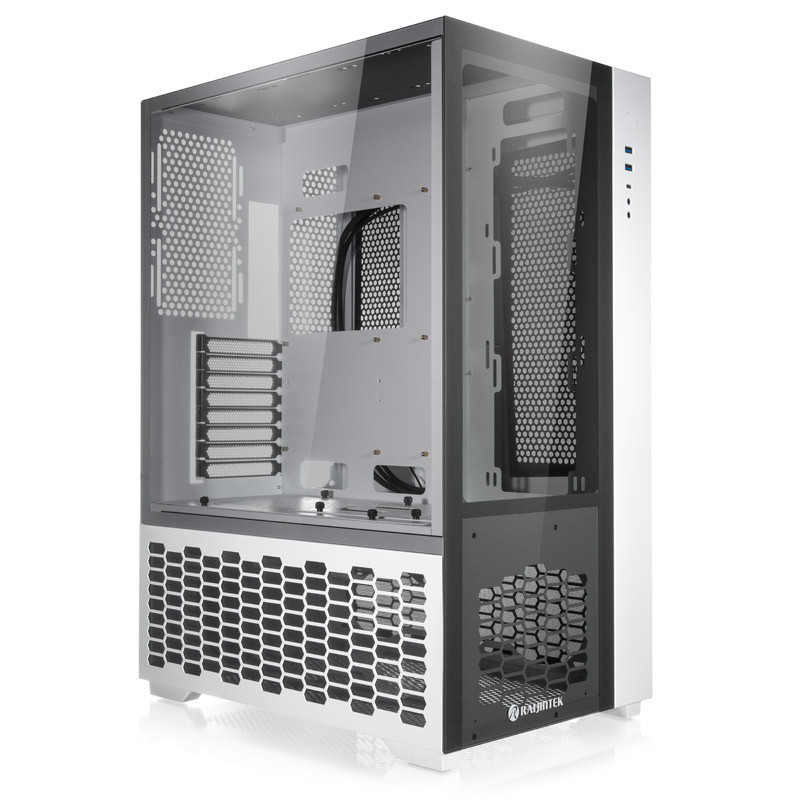 Raijintek compatible PAEAN Premium Midi Tower Showcase - weiß