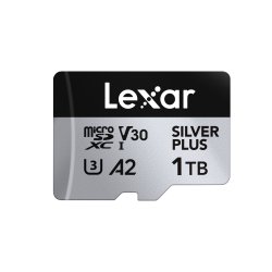 Lexar - microSDXC Professional SILVER Plus UHS-I/U3/A2/4K R205/W150 (V30) - 1TB